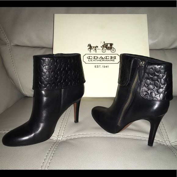 COACH Mackenna Soft Leather Boots - Picture 2 of 8